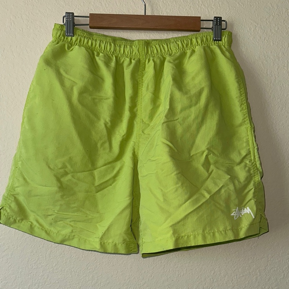 Stussy Lime Green Shorts Men’s Size Medium